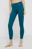 Bielizna sportowa damska - Burton legginsy funkcyjne damskie kolor zielony - miniaturka - grafika 1