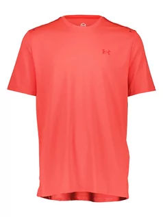 Koszulki sportowe męskie - Under Armour Koszulka sportowa w kolorze pomarańczowym - grafika 1