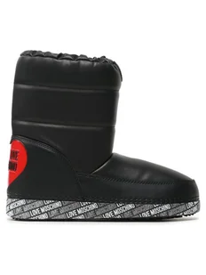LOVE MOSCHINO Śniegowce JA24142G1HIT400A Czarny - Śniegowce damskie - miniaturka - grafika 1