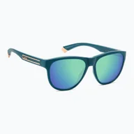 Okulary przeciwsłoneczne - Okulary przeciwsłoneczne Polaroid PLD 2156/S teal/greygreen mirror polarized WYSYŁKA W 24H 30 DNI NA ZWROT - miniaturka - grafika 1