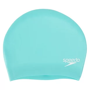 Speedo długie włosy silikonowy czepek pływacki miętowy zielony 8-06168B961 - Pływanie - miniaturka - grafika 1
