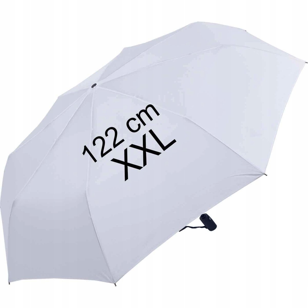 XXL PARASOL Automatyczny Biały 122 cm