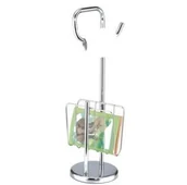 Stojaki na ręczniki papierowe - Stojak łazienkowy z uchwytem na gazety EKAPLAST 447-20 - miniaturka - grafika 1