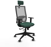 Fotele i krzesła biurowe - Krzesło Biurowe z Zagłówkiem Horna Traslack Piqueras y Crespo 1D066G2 - miniaturka - grafika 1