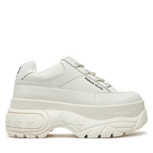Sneakersy Naked Wolfe Sporty Biały - Sneakersy damskie - miniaturka - grafika 1