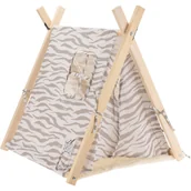 Legowiska dla kotów - Legowisko Dla Kota Domek Przytulna Budka Tygrysek - miniaturka - grafika 1