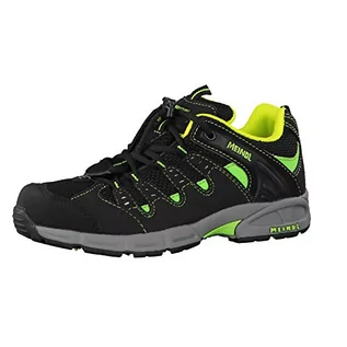 Buty dla chłopców - Meindl Nebraska 680126 męskie buty sportowe – outdoorowe, czarny cytrynowy czarny 22, 28 EU - grafika 1