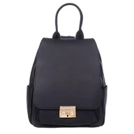 Torebki damskie - Plecak Skórzany Damski Vezze Rampa Czarny - miniaturka - grafika 1