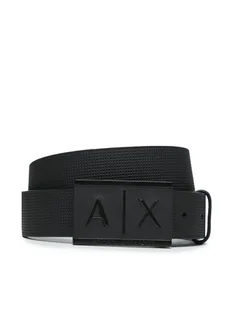 Armani Exchange Pasek Męski 951019 CC507 00020 Czarny - Paski - miniaturka - grafika 1