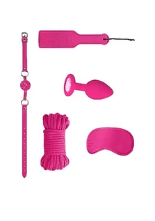 Biżuteria erotyczna - Ouch! Ouch! Introductory Bondage Kit #5 Pink Zestaw BDSM Różowy - grafika 1