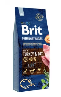 Brit Premium By Nature Light Turkey & Oat 15 kg - Sucha karma dla psów - miniaturka - grafika 2