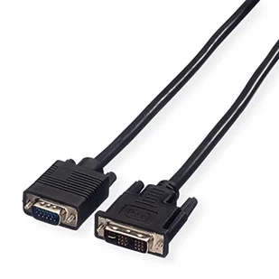 Value Kabel DVI-cable DVI St/VGA St 5m - 11.99.5449 - Kable - miniaturka - grafika 1