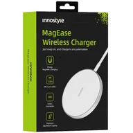 Ładowarki do telefonów - INNOSTYLE MAGEASE ŁADOWARKA INDUKCYJNA BEZPRZEWODOWA DO MAGSAFE IPHONE MAGEASE 15W BIAŁA - miniaturka - grafika 1