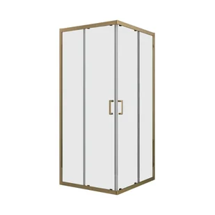 Kabina prysznicowa 90 x 90 cm Ina Gold Liveno - Kabiny prysznicowe - miniaturka - grafika 1