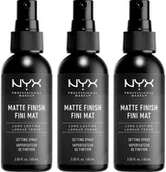 Utrwalacze do makijażu - NYX PROFESSIONAL MAKEUP Makeup Setting Spray Matte Finish x 3 - miniaturka - grafika 1