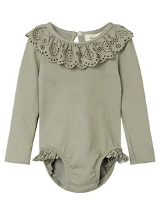 Lil Atelier Strój kąpielowy "Fola" w kolorze khaki - Body dla niemowląt - miniaturka - grafika 1