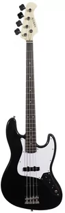 Arrow Louisiana 4 Bass Night Black Rosewood /White‌ - Gitara basowa ♦ 30 DNI NA ZWROT ♦ GWARANCJA DOOR-TO-DOOR ♦ SZYBKA WYSYŁKA - Gitary basowe - miniaturka - grafika 1