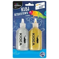 Kleje biurowe - Derform Klej brokatowy 2 kolory 40g KIDEA DERF.KB2KA - miniaturka - grafika 1