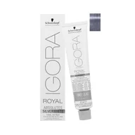 Farby do włosów i szampony koloryzujące - Schwarzkopf Igora Royal SILVERWHITE Grey Lilac farba do włosów szaro liliowy 60 ml - miniaturka - grafika 1