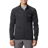 Bluzy sportowe męskie - Męska Bluza COLUMBIA TRIPLE CANYON FULL ZIP 2031311010 – Czarny - miniaturka - grafika 1