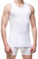 Koszulki męskie - Męska koszulka na ramiączkach Cornette Authentic 213 biała 3-5XL - miniaturka - grafika 1