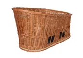 Koszyki rowerowe - Basil Pasja Dog Bicycle Basket M MIK, natural 2021 Kosze na bagażnik 54022 - miniaturka - grafika 1
