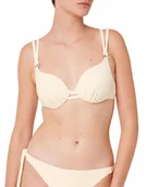 Stroje kąpielowe - Góra Bikini Triumph Summer Glow WP 01 44C 90C Kremowa Usztywniana Fiszbiny - miniaturka - grafika 1