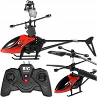 Zabawki zdalnie sterowane - Helikopter Zdalnie Sterowany Śmigłowiec Rc Dla Dzieci Na Pilot Czerwony - miniaturka - grafika 1