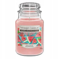 Świece - Yankee Candle Home Inspiration Watermelon Splash Świeca Duża 538g - miniaturka - grafika 1