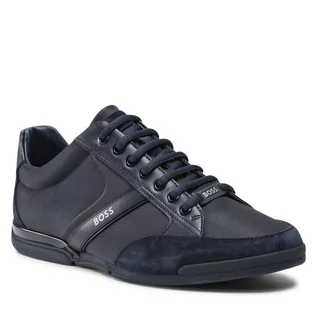 Sneakersy damskie - Boss Sneakersy Saturn 50471235 10216105 01 Dark Blue 401 - grafika 1