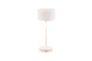 Trio Leuchten Nowoczesna lampa stołowa biała na akumulator - Poppie - Lampy stojące - miniaturka - grafika 1