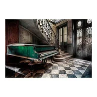 Obrazy i zdjęcia na płótnie - Obraz Glasspik Loft Piano 80 x 120 cm - miniaturka - grafika 1