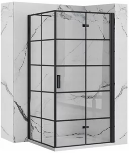 Rea Kabina prysznicowa Rea Molier Black 110x90 - Kabiny prysznicowe - miniaturka - grafika 1