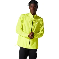 Kurtki męskie - Męska Kurtka ASICS CORE JACKET 2011C344-750 – Żółty - miniaturka - grafika 1