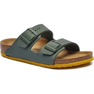 Buty dla dziewczynek - Birkenstock Klapki Arizona z dodatkiem skóry - miniaturka - grafika 1