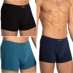 LAMA Bokserki Męskie Klasyczne Dopasowane Majtki z Bawełny 3-PAK - M - Majtki męskie - miniaturka - grafika 1