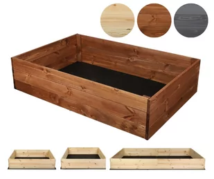 Skrzynia na warzywa XP06 /27x103x80 cm/ Brązowa / Wamar-Sosenka - Pozostałe akcesoria do uprawy roślin - miniaturka - grafika 1