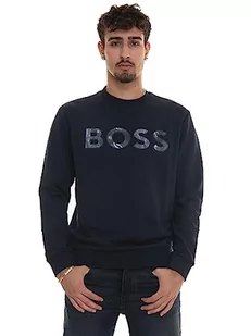 BOSS Casual bluza męska We boss, granatowy, XL - Bluzy męskie - miniaturka - grafika 1
