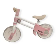 Rowerki biegowe - Rower biegowy Lila w kolorze różowym z brązowymi akcentami 10 cali - miniaturka - grafika 1