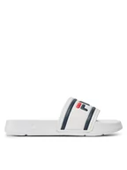 Klapki i japonki damskie - Fila Klapki Morro Bay Slipper 2.0 1010901.1FG Biały - miniaturka - grafika 1