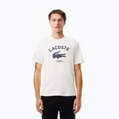 Koszulki i topy damskie - Koszulka Lacoste TH2733 flour - miniaturka - grafika 1