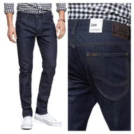 Spodnie męskie - Spodnie Męskie Lee Luke Slim Fit Jeansy Zwężane Granatowe Rinse W31 L32 - miniaturka - grafika 1