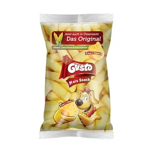 Chrupki kukurydziane o smaku serowym 100g GUSTO - Chrupki - miniaturka - grafika 1