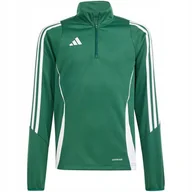 Bluzy damskie - Bluza dla dzieci adidas Tiro 24 Training Top zielona IR9362 128cm - miniaturka - grafika 1