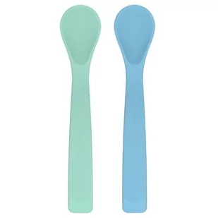 Eco Viking Eco Viking: silikonowe łyżeczki BLW Flexi Spoon (Blue) - Sztućce dla dzieci - miniaturka - grafika 1