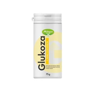 Glukoza w proszku o smaku cytrynowym, 75g >> 0zł za wysyłkę przy zakupach od 149 zł << - Cukier i słodziki - miniaturka - grafika 1