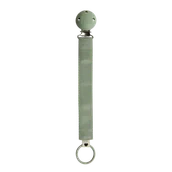 Akcesoria do smoczków - Bibs Pacifier Clip Ribbon, zawieszka do smoczka, tasiemka, Sage, 1 sztuka - miniaturka - grafika 1