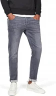 Spodnie męskie - G-STAR RAW SPODNIE RURKI JEANSOWE MĘSKIE SZARE 38/34 JSI - miniaturka - grafika 1