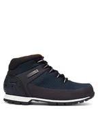Botki męskie - Timberland Trzewiki Euro Sprint Fabric Wp TB1A1QKA0191 Granatowy - miniaturka - grafika 1