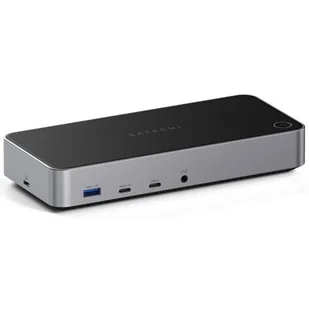 Hub SATECHI ST-D4KTM-EU Czarno-srebrny ST-D4KTM-EU - Huby USB - miniaturka - grafika 1